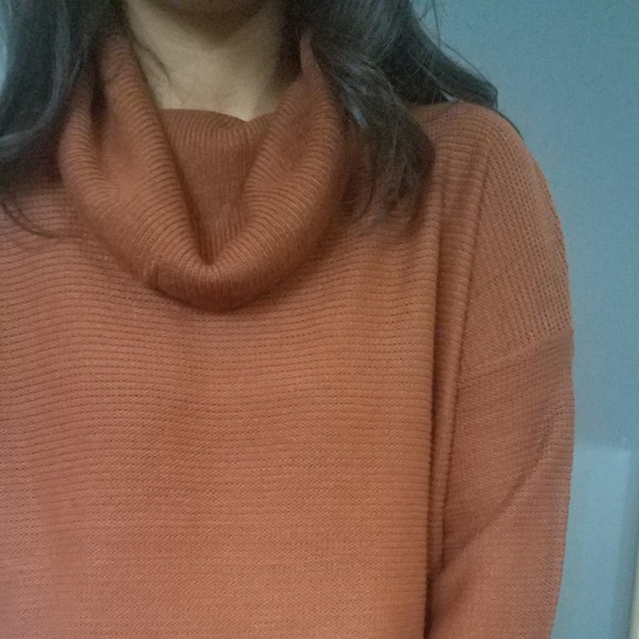 RUSTY ORANGE SWEATER - Picture 7 of 7